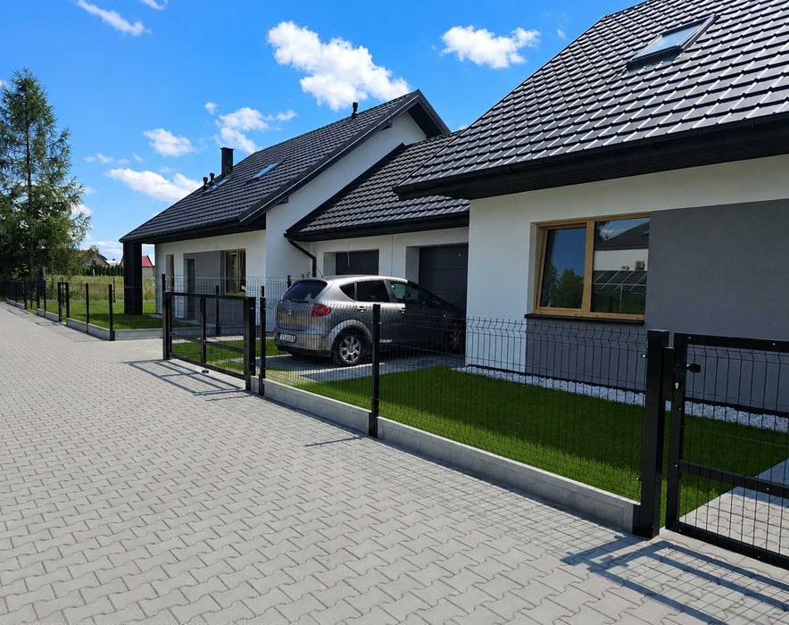 PROMOCJA! PANELE Ogrodzeniowe 4mm 123cm Podmurówka 64zł /mb