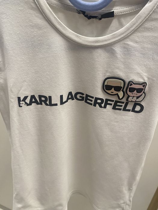 Tshirt koszulka z krótkim rękawem 110/116 biała