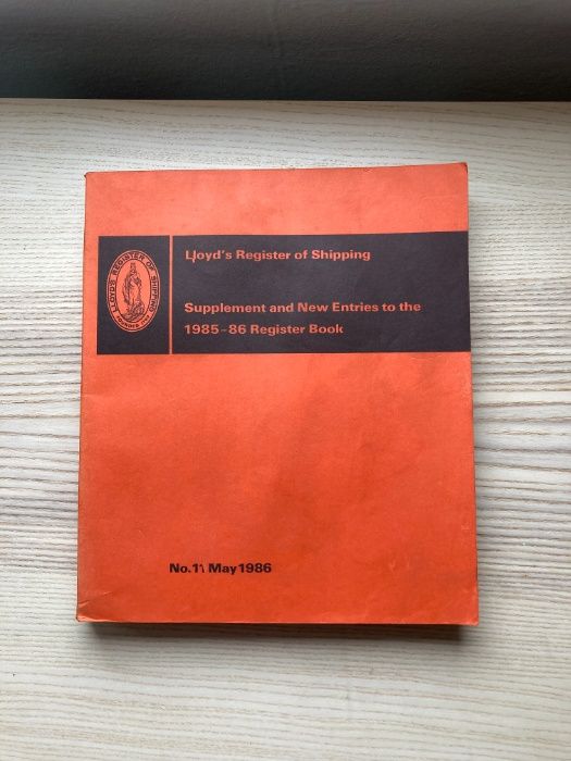 Livros Lloyds Register of Shipping - 3 Volumes e Suplementos
