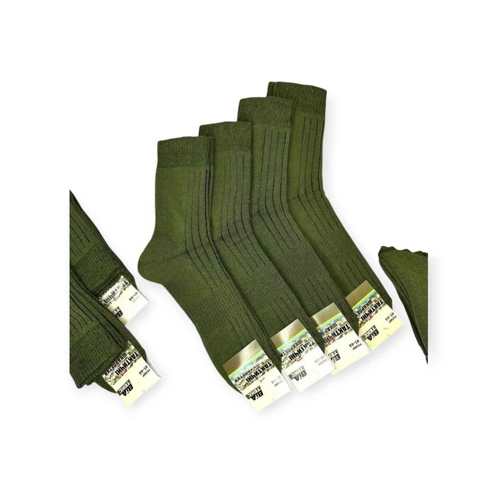 Летние тактические носки ВСУ 41-44 Хаки Tactic военные носки армейские