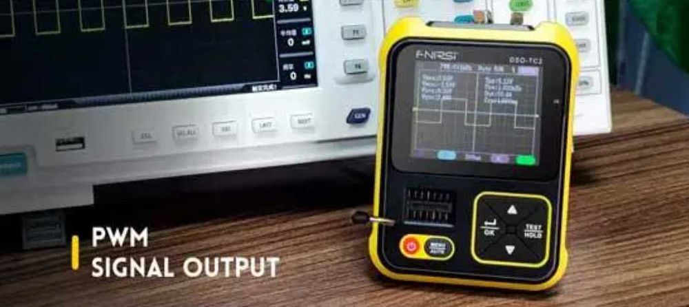 Fnirsi DSO-TC2 осцилограф тестер транзисторів генератор PWM 2.4»