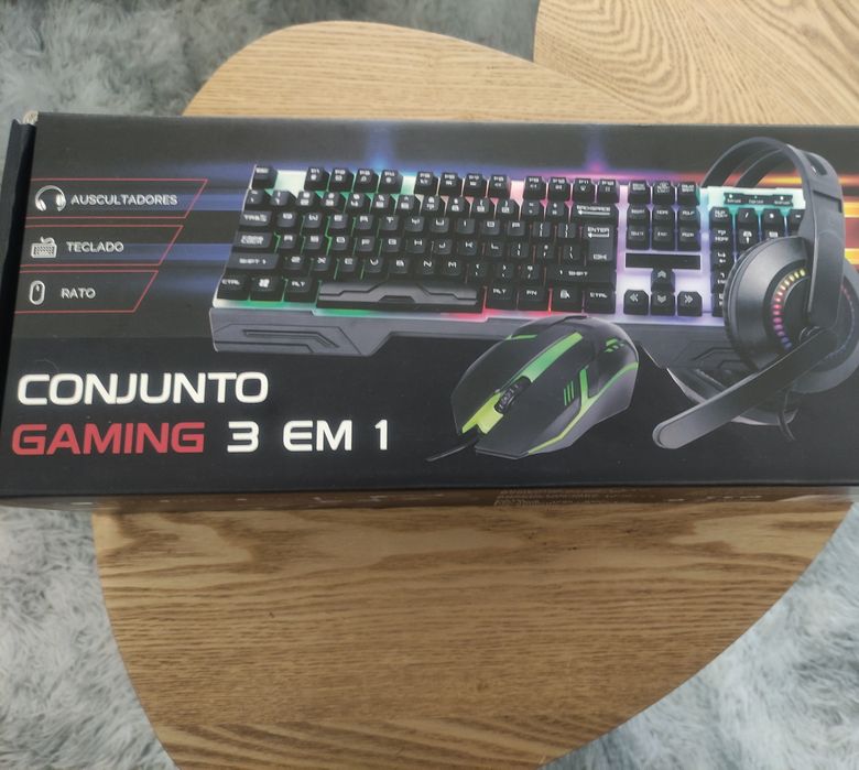 Conjunto gaming 3 em 1