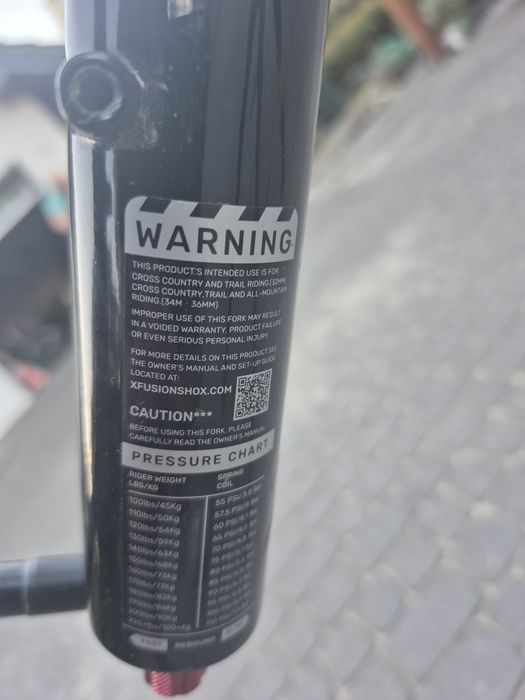 Amortyzator xfusion sweep 34