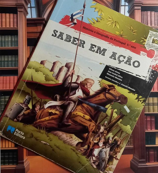 Livro escolar 5º ano - Saber em Ação - História e Geografia de Portuga
