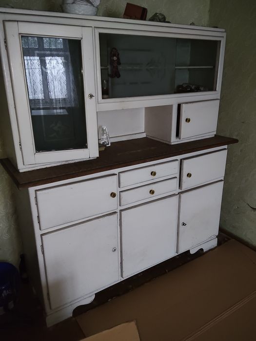 Kultowy kredens kuchenny PRL / Byfyj – retro, do renowacji