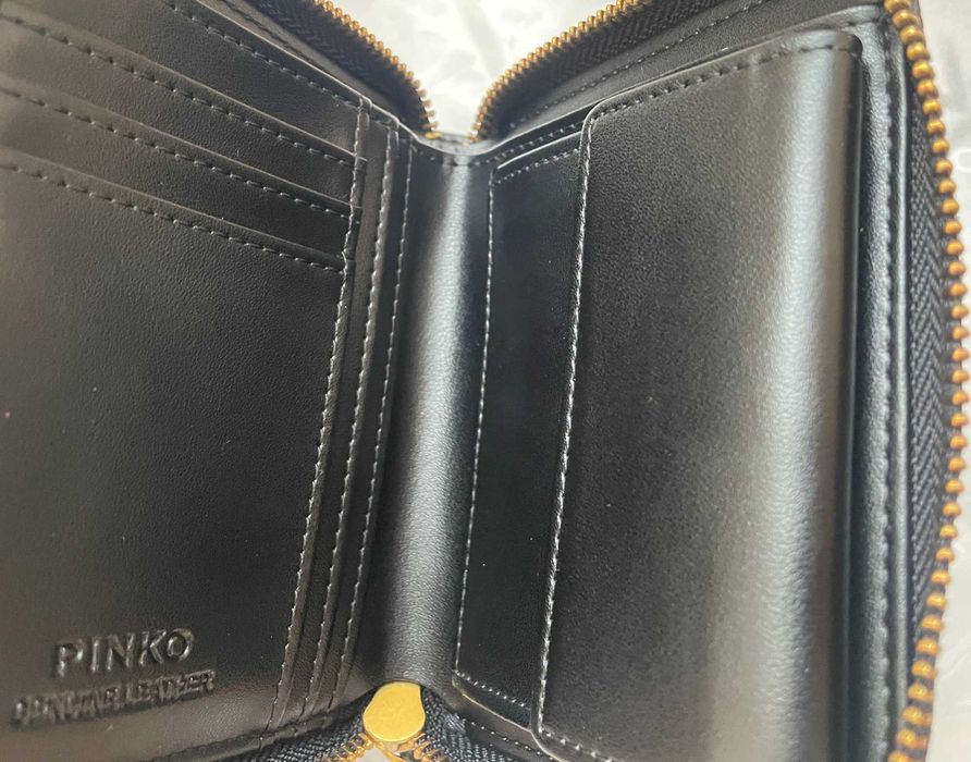 portfel pinko taylor zip around czarny