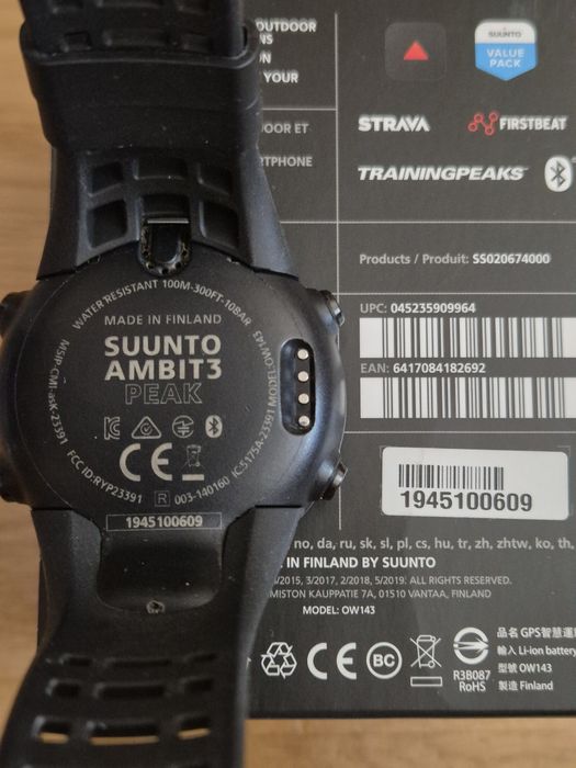Zegarek sportowy smartwatch Suunto Ambit 3 Peak 2019