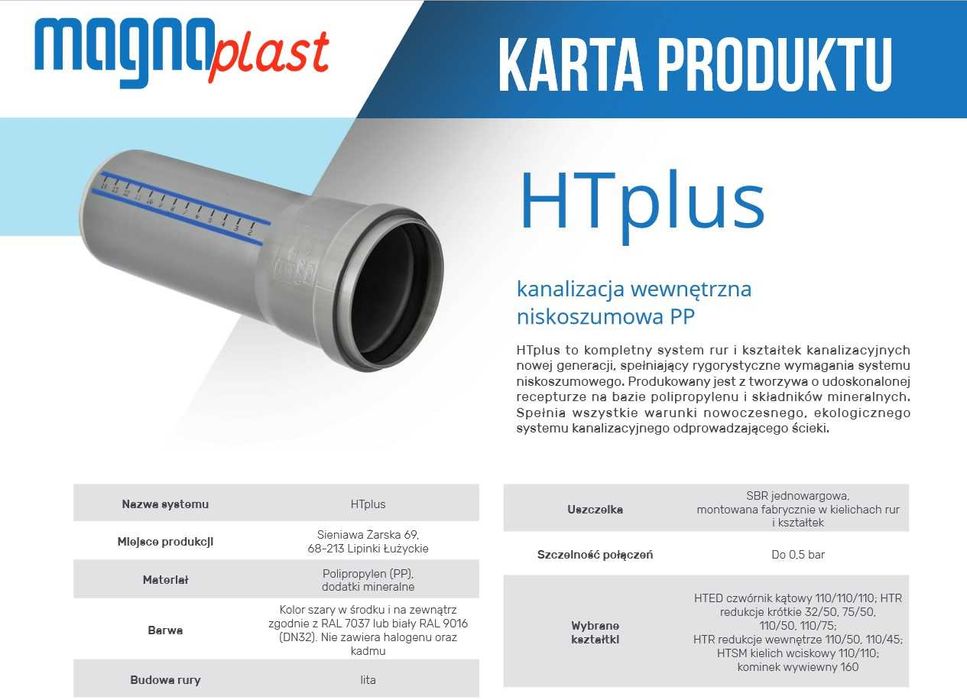 Rury PCV 110, 160, 200 / SN4, SN8, różne długości, Rura PCV 110x2000