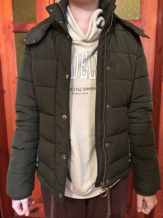 Куртка темно-зелена