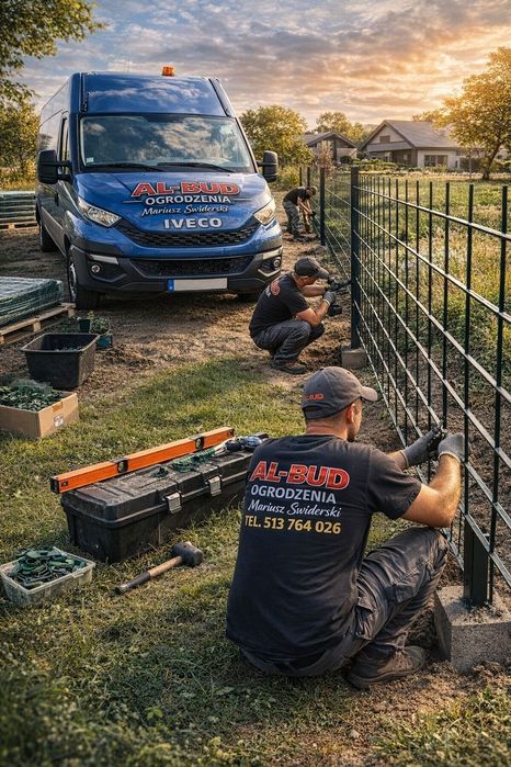 Sprzedaż i montaż ogrodzeń 3d , 2d, palisady i siatki oraz drewniane
