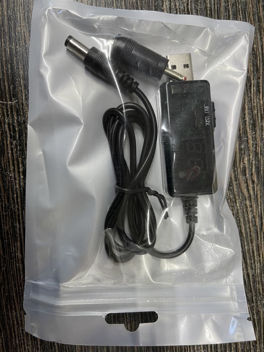 Повышающий кабель для роутера 9v-12v