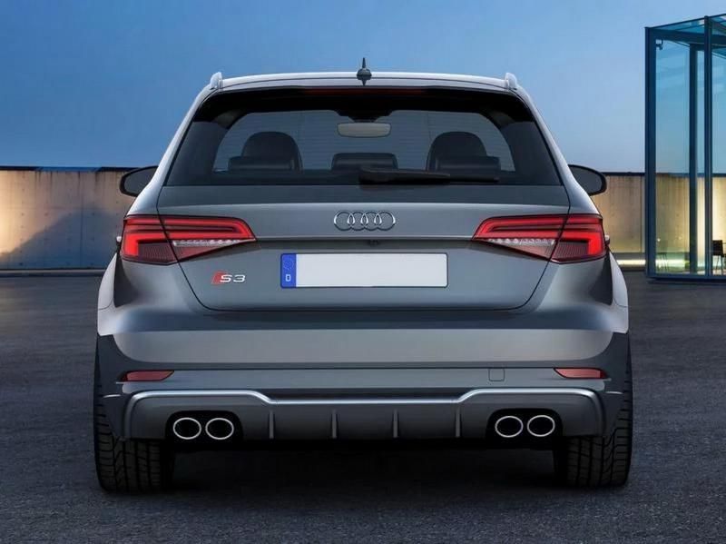 Difusor Audi A3 8V Sportback / Hatchback (2016 a 2019) Look S3 S-Line