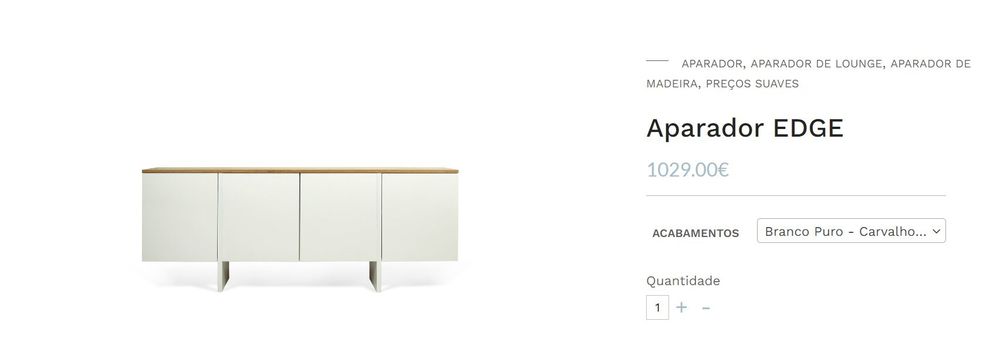 Aparador EDGE branco