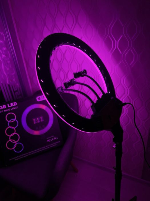 Кільцева лампа RGB MJ-45 (45 діаметр)