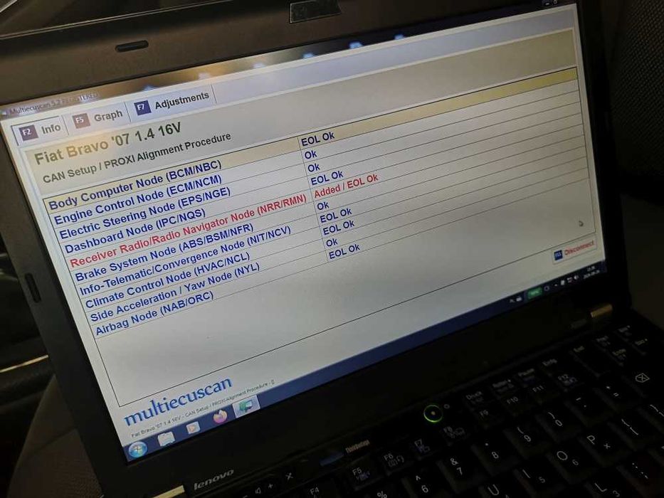 Radio radionawigacja Fiat bravo tipo 500x programowanie po wymianie