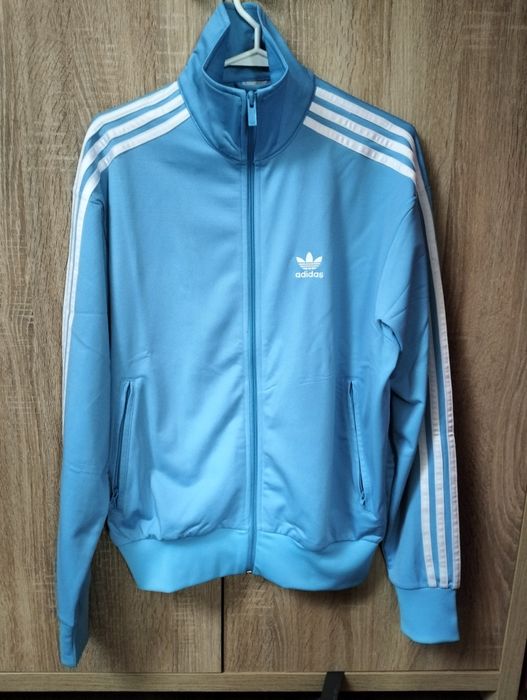Bluza dresowa Adidas adicolor firebird błękitna