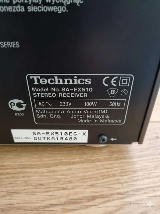 Wzmacniacz Technics SA-EX510 i Głośniki Philips