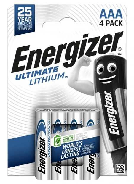 Батарейка Energizer Ultimate Lithium AA/L91/_AAA/L92 1,5V Ціна за 4 шт