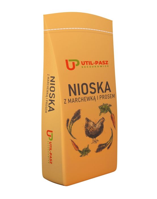 Pasza kura nioska z marchewką i prosem 25 kg granulat super cena