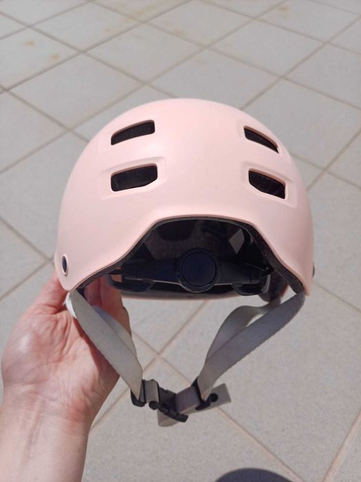 Capacete Oxelo MF500 Rosa – Menina
