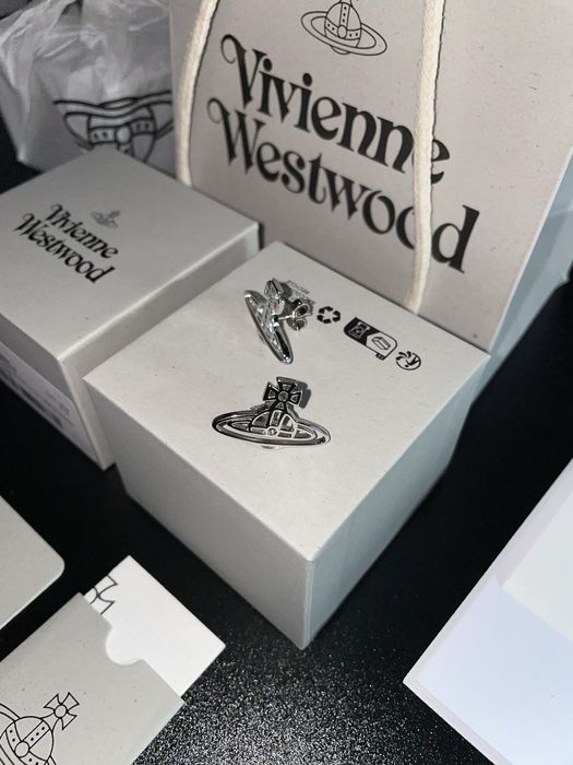 Vivienne Westwood Thin lines  сережки Earrings подвеска вествуд серьги