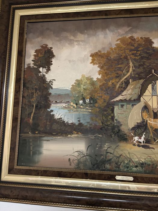 Quadro Oleo A Gomes