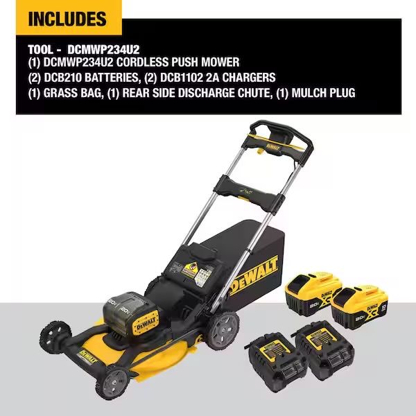 Акумуляторна газонокосарка DeWalt DCMWP234U2
