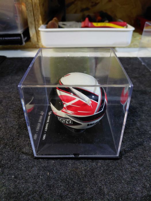 Capacetes Miniatura escala 1:5 MotoGP Wayne Rainey 1993