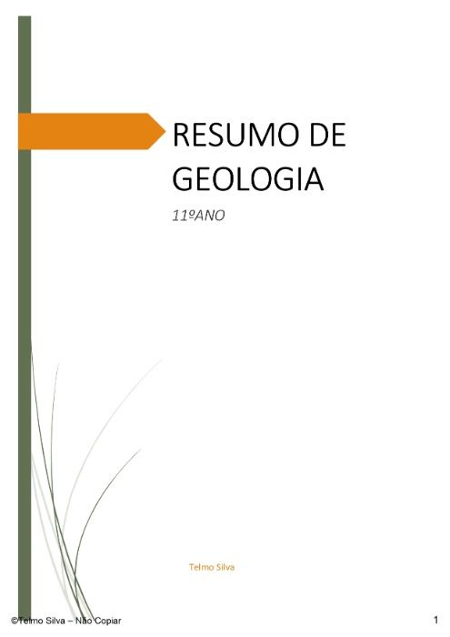 Resumos Biologia e Geologia 10º e 11º Anos
