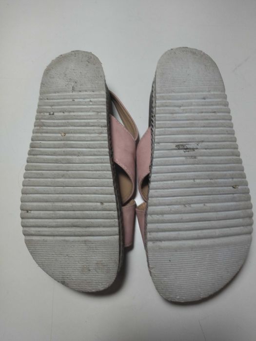 Sandálias plataforma de tiras Rosa nº37