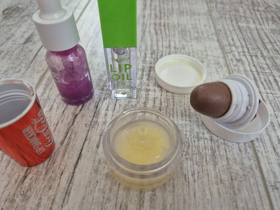 Fluff Lip gloss mask oil balsam pomadka 8 szt