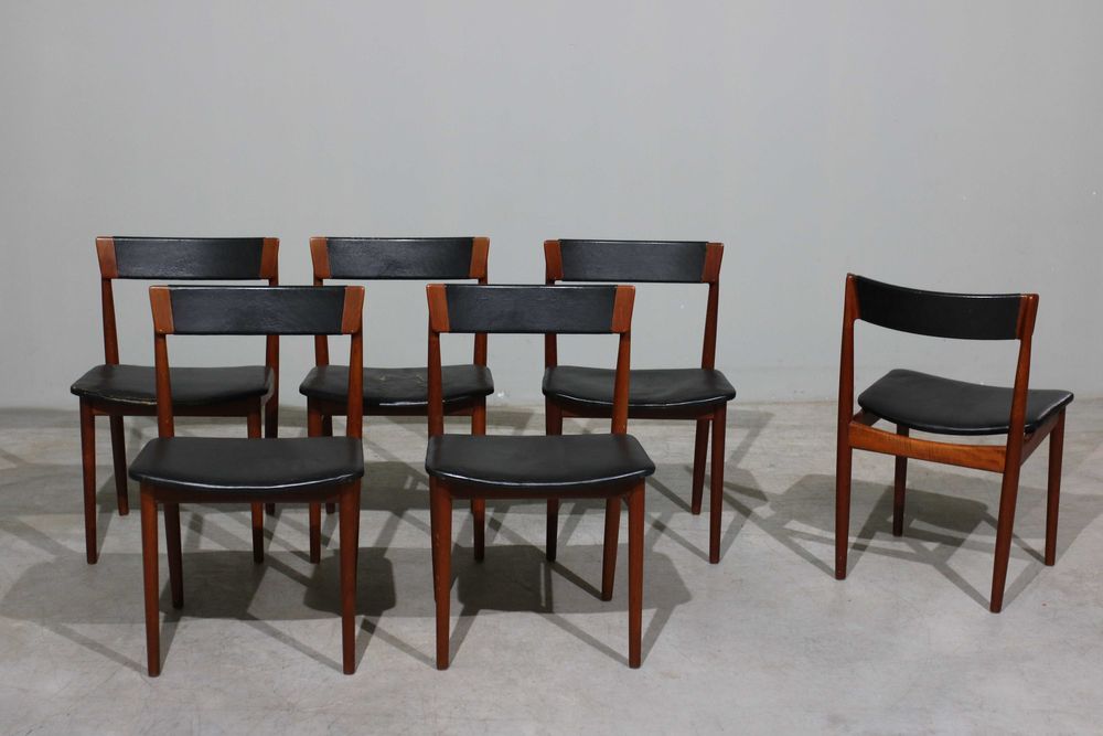 Cadeiras Henry Rosengren Hansen em teca | mod. 39 | Brande Mobelfabrik