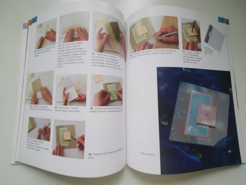 Stemplem i tuszem robimy kartki - Kim Reygate