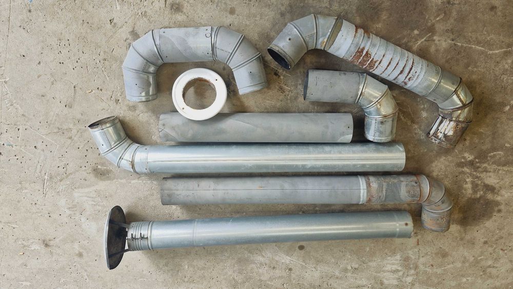 Rury kominowe fi100 - zestaw