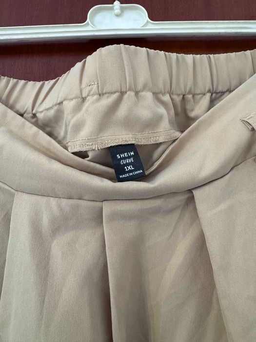 Saia Bege Comprida Shein
