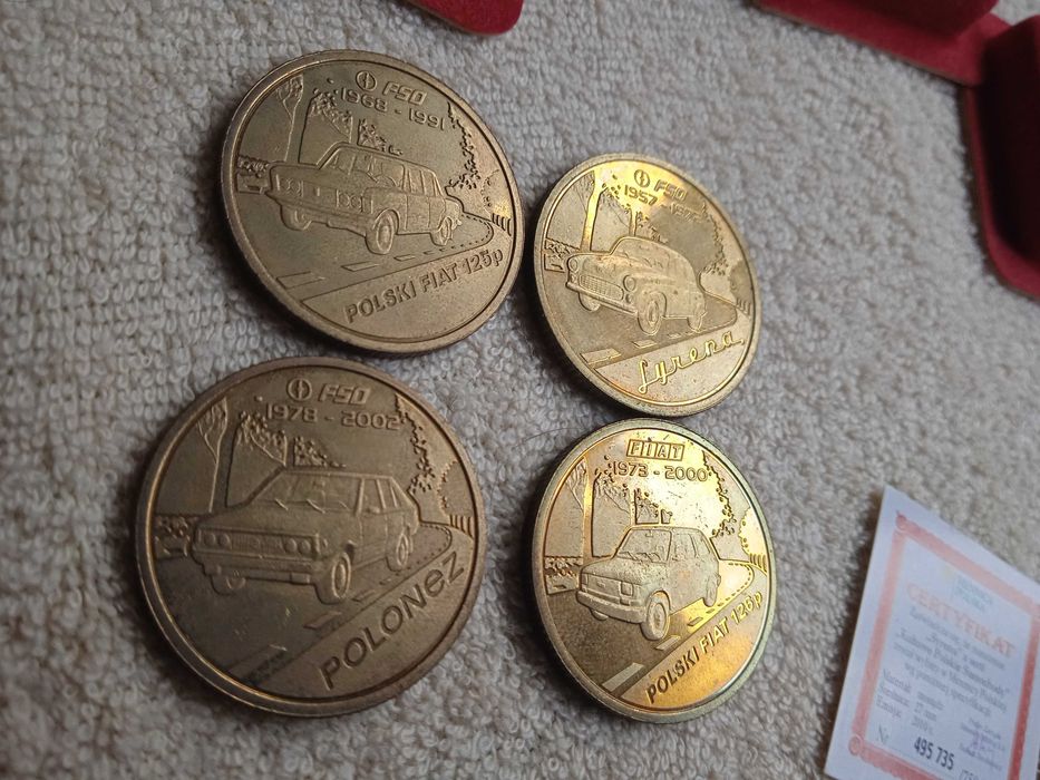 Orlen monety kultowe polskie samochody
