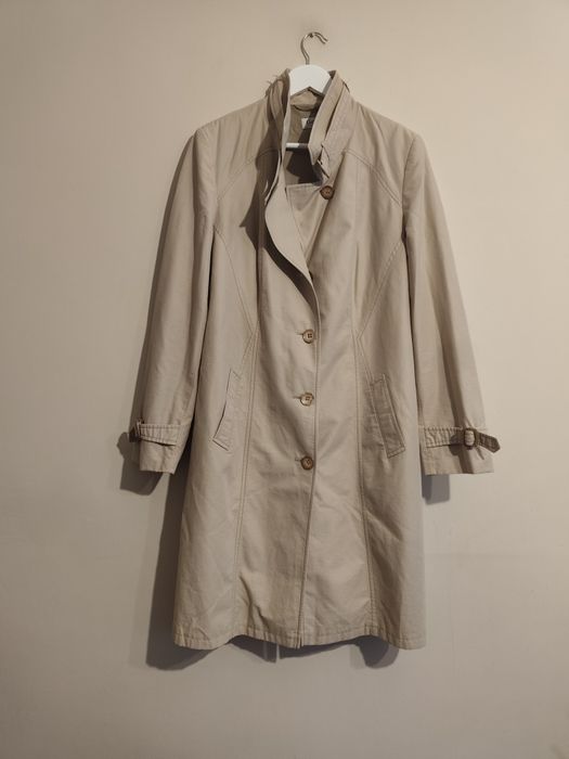 Elegancki krótki  trencz damski Getex