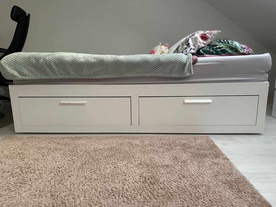 Łóżko rozkładane/podwójne IKEA Brimnes 80/200 lub 160/200