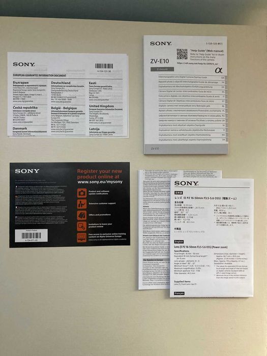 Sony ZV-E10 - Como nova