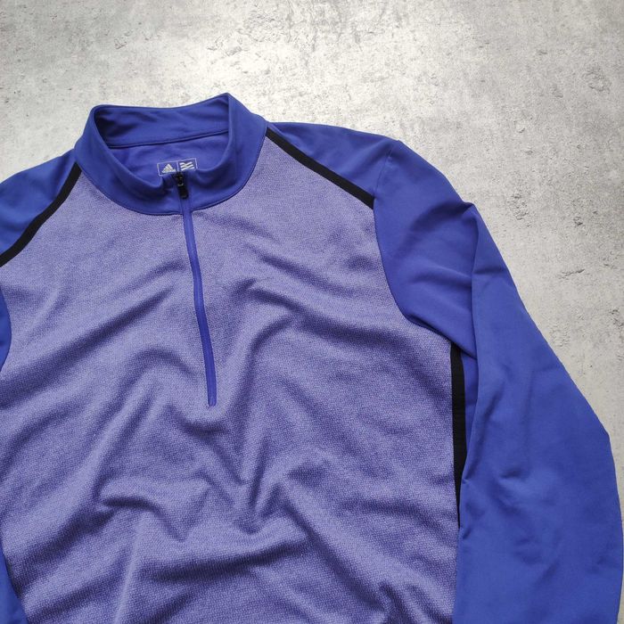 MĘSKA Bluza Sportowa Suwak GYM Active ClimaCool Bieganie Adidas Logo