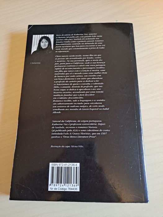 Livro Saudade de Katherine Vaz