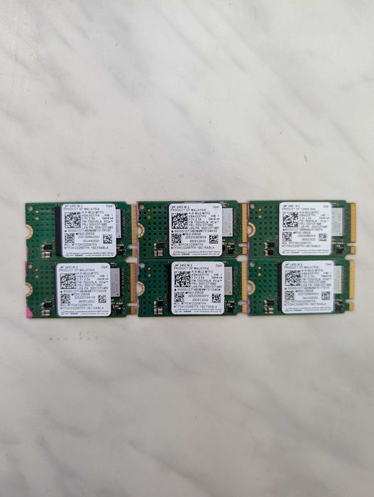 SSD 256GB M.2 NVMe PCie gen 4 2242 Samsung WD Micron UM