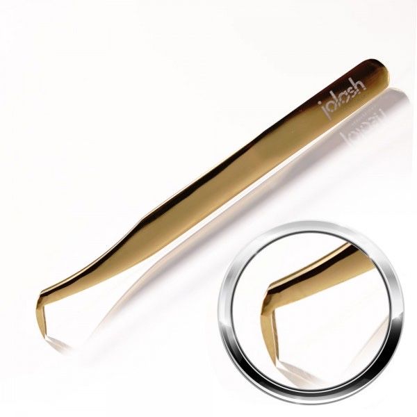 Gold Angel S Slim pęseta firmy JoLash do przedluzania rzes nowa