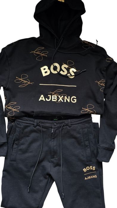 Hugo Boss x Anthony Joshua nowy komplet dresowy męski r. S/M