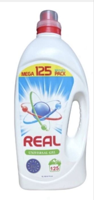 NOWOŚĆ Żel do prania REAL 5 litrów gęsty wydajny PROMOCJA ! 125 prań!