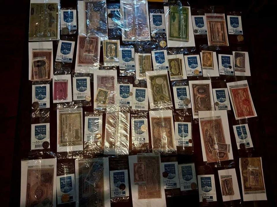 Grande Coleção Moedas e Notas JN