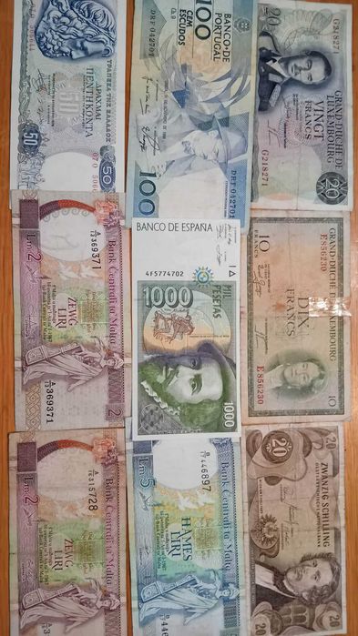Spzredam banknoty z Europy