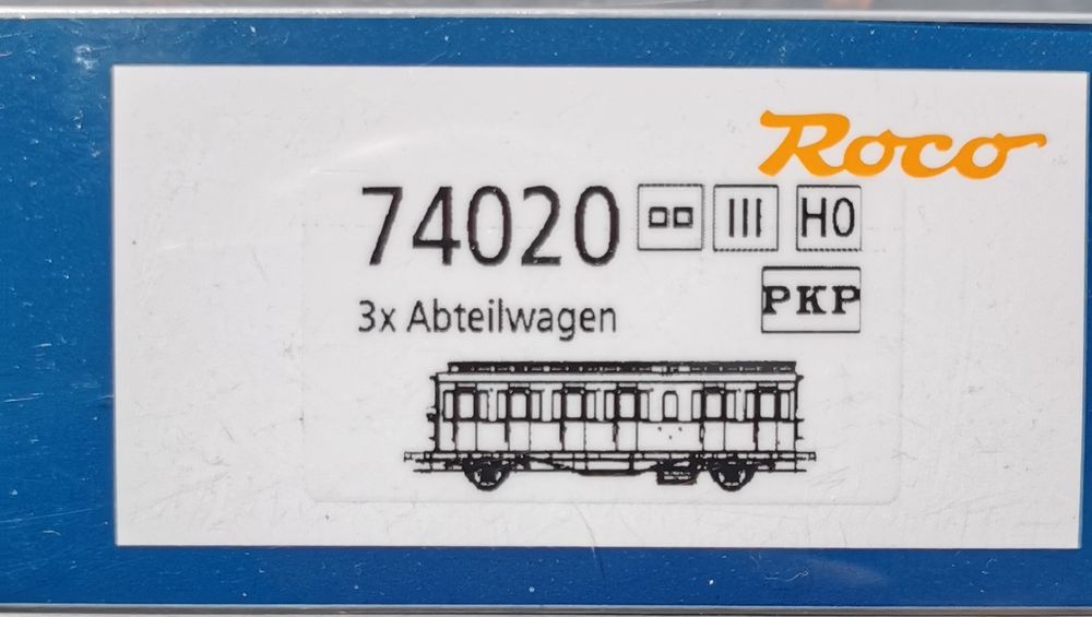 74020 Set wagonów PKP Roco nie Piko