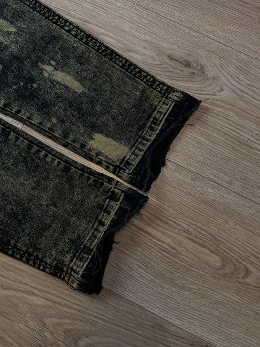 Represent Distressed Grey Bleach Skinny Nowe Męskie XL Dzinsy Jeans Opium Streetwear Designer