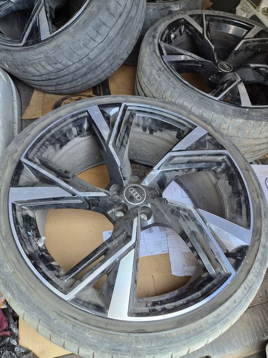 Oryginalne Koła Audi RS6 4K 285/30R22 Hankook lato 23r. Czujniki ciśnienia Audi Sport